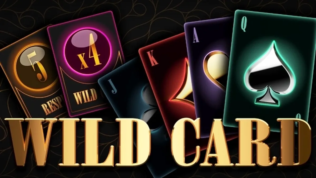 Ang interface ng Wild Card slot na nagpapakita ng 5 reels at makulay na simbolo.